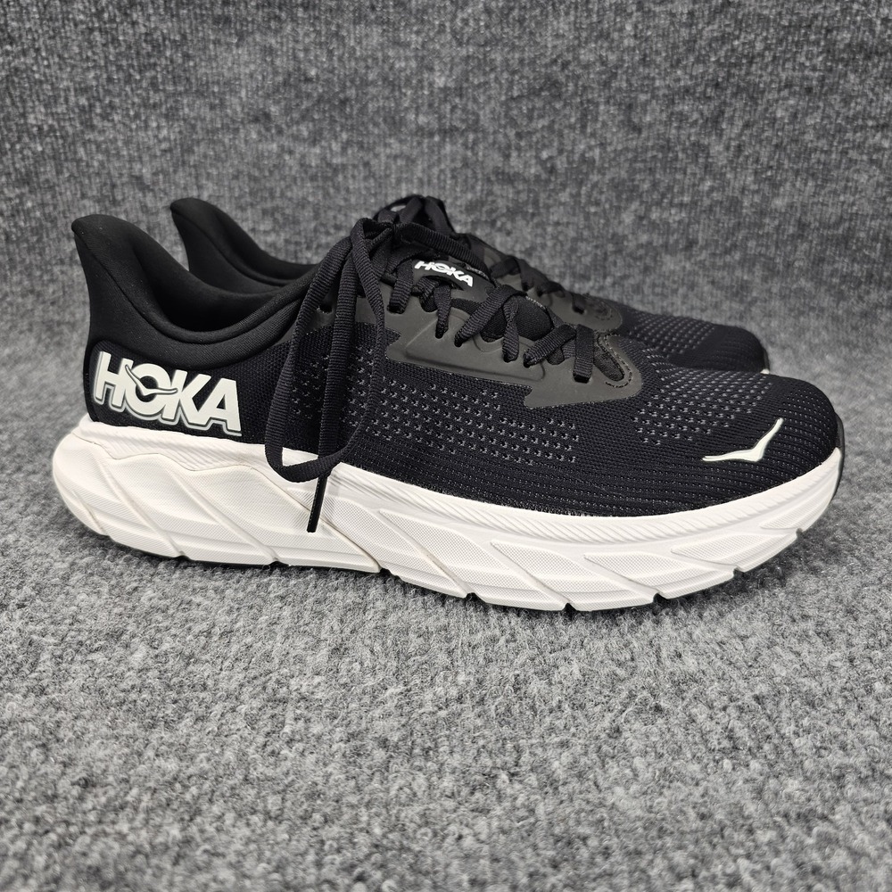 Hoka One One Arahi 7 Womens Size 10 Black White Athletic Road Running Shoes - Picture 7 of 13
